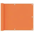 Écran de balcon Orange 75x600 cm Tissu Oxford