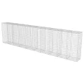 Mur à gabion avec couvercles Acier galvanisé 600 x 50 x 150 cm