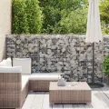 Mur à gabion avec couvercles Acier galvanisé 600 x 50 x 150 cm