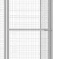 Cage pour chat 1,5x1,5x1,5 m Acier galvanisé
