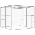 Cage pour chat 3x3x2,5 m Acier galvanisé
