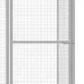 Cage pour chat 3x3x2,5 m Acier galvanisé