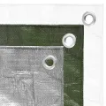 Bâche 180 g/m² 8x10 m Blanc PEHD