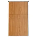 Abri à outils de jardin marron 225x89x161 cm acier galvanisé