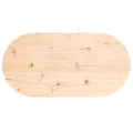 Dessus de table 70x35x2,5 cm bois de pin massif ovale