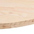 Dessus de table 70x35x2,5 cm bois de pin massif ovale