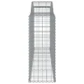 Panier de gabions arqué 300x50x120/140 cm Fer galvanisé