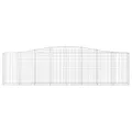 Paniers à gabions arqués 7 pcs 400x30x100/120 cm Fer galvanisé