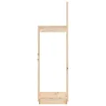 Porte-bûches 33,5x30x110 cm Bois massif de pin