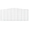 Panier de gabions arqué 400x50x160/180 cm Fer galvanisé