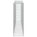 Panier de gabions arqué 400x50x160/180 cm Fer galvanisé