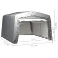 Tente de rangement 370x370 cm Acier Gris