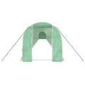 Serre avec cadre en acier vert 40 m² 20x2x2 m