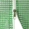 Serre avec cadre en acier vert 40 m² 20x2x2 m