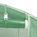 Serre avec cadre en acier vert 40 m² 20x2x2 m