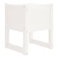 Jardinières 2 pcs Blanc 40x40x52,5 cm Bois massif de pin