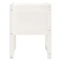 Jardinières 2 pcs Blanc 40x40x52,5 cm Bois massif de pin