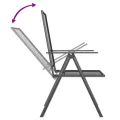 Ensemble à manger de jardin 5 pcs anthracite acier