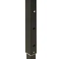 Tente de réception pliable avec parois Noir 3x3 m