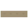 Panneaux muraux 12 pcs Cappuccino 60x15 cm Similicuir 1,08 m²