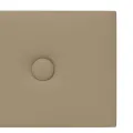 Panneaux muraux 12 pcs Cappuccino 60x15 cm Similicuir 1,08 m²
