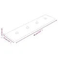 Panneaux muraux 12 pcs Cappuccino 60x15 cm Similicuir 1,08 m²