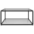 Table basse Transparent 80x80x35 cm Verre trempé