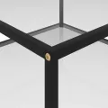 Table basse Transparent 80x80x35 cm Verre trempé