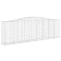 Paniers à gabions arqués 7 pcs 400x50x120/140 cm Fer galvanisé