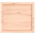 Dessus de table bois massif non traité bordure assortie