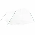Serre avec cadre en acier blanc 12 m² 4x3x2 m