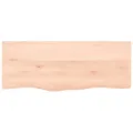 Dessus de table 100x40x(2-6) cm bois de chêne massif non traité