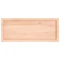 Dessus de table 100x40x(2-6) cm bois de chêne massif non traité