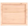 Dessus de table 60x50x(2-6) cm bois de chêne massif non traité