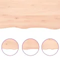 Dessus de table 60x50x(2-6) cm bois de chêne massif non traité