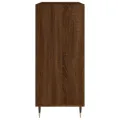 Armoire à disques chêne marron 84,5x38x89 cm bois d'ingénierie