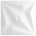 Panneaux muraux 48 pcs blanc 50x50 cm XPS 12 m² étoile