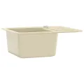 Évier de cuisine Granit Seul lavabo Beige