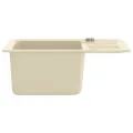 Évier de cuisine Granit Seul lavabo Beige