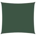 Voile de parasol tissu oxford carré 4,5x4,5 m vert foncé