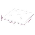 Panneaux muraux 12pcs Rouge bordeaux 30x30cm Similicuir 1,08 m²