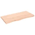Dessus de table 100x50x(2-4) cm bois de chêne massif non traité