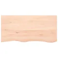 Dessus de table 100x50x(2-4) cm bois de chêne massif non traité