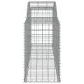 Paniers à gabions arqués 11 pcs 300x50x80/100 cm fer galvanisé