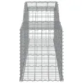 Paniers à gabions arqués 17 pcs 300x50x60/80 cm fer galvanisé