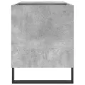 Armoire à disques gris béton 85x38x48 cm bois d'ingénierie