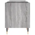 Armoire à disques sonoma gris 121x38x48 cm bois d'ingénierie