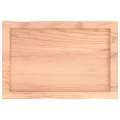 Dessus de table bois massif traité bordure assortie