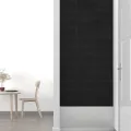 Panneaux muraux 12 pcs Noir 30x15 cm Velours 0,54 m²