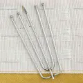Rideaux occultants aspect lin et crochets 2 pcs Jaune 140x175cm